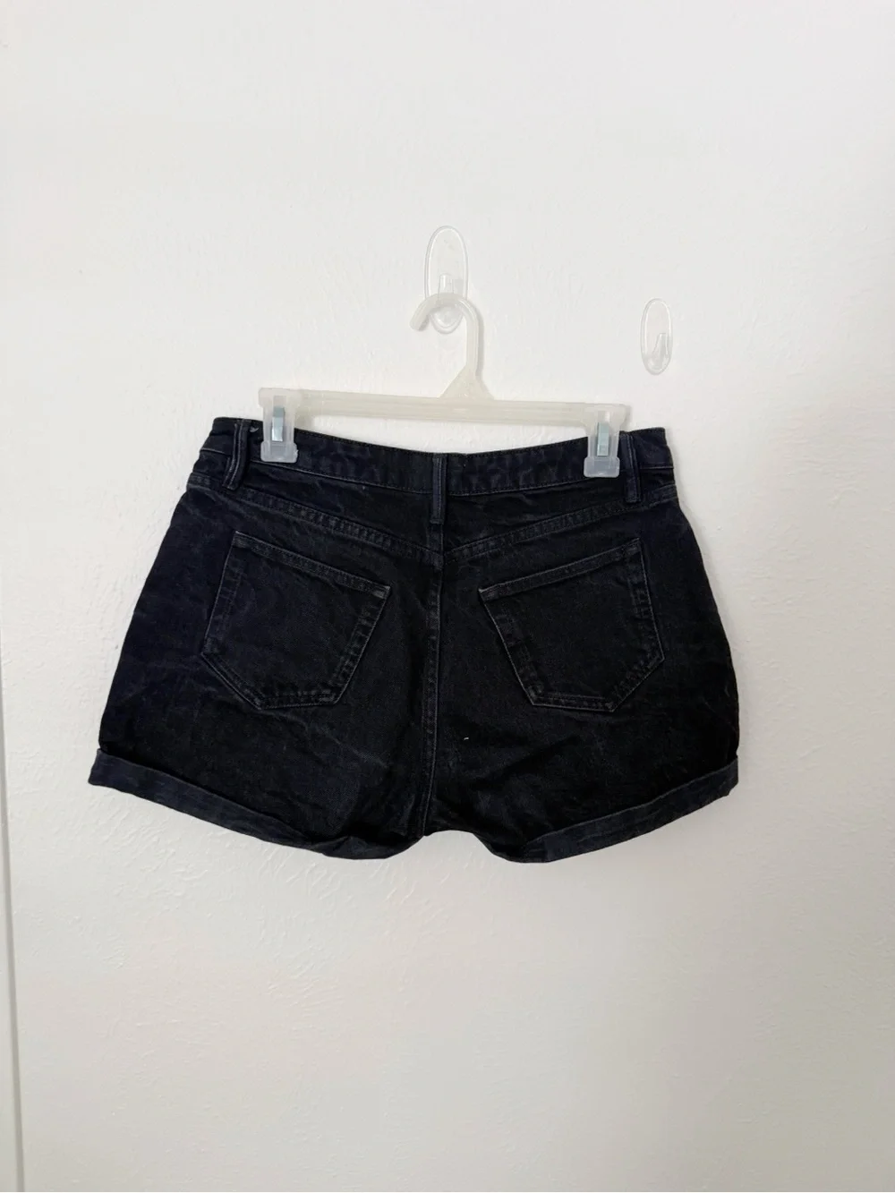 Sezane Niels Cuffed Denim Shorts Sz 36 / US 4